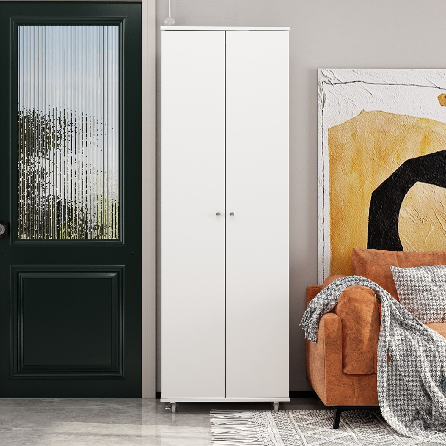 Hokku Designs 8 Tiers 24 Pair Shoe Storage Cabinet With 4